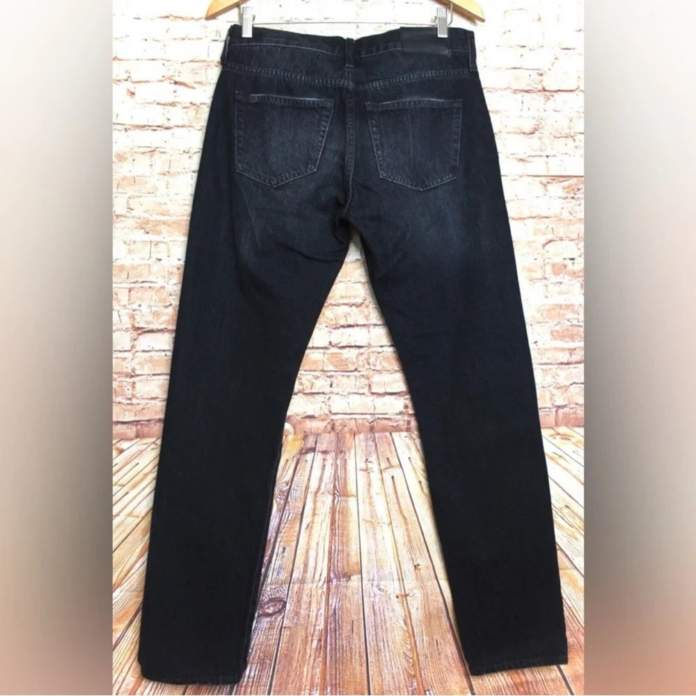 Madewell Dark Wash Straight Leg Jeans slim fit
